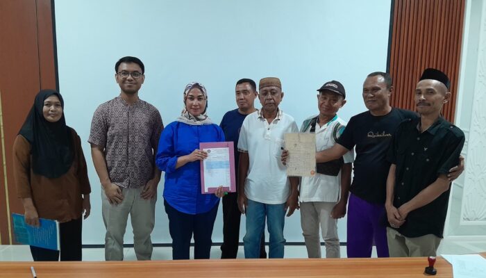 Kantah Kabupaten Gorontalo Terima Pelepasan Hak atas Tanah untuk Pembangunan Kanal Tapodu