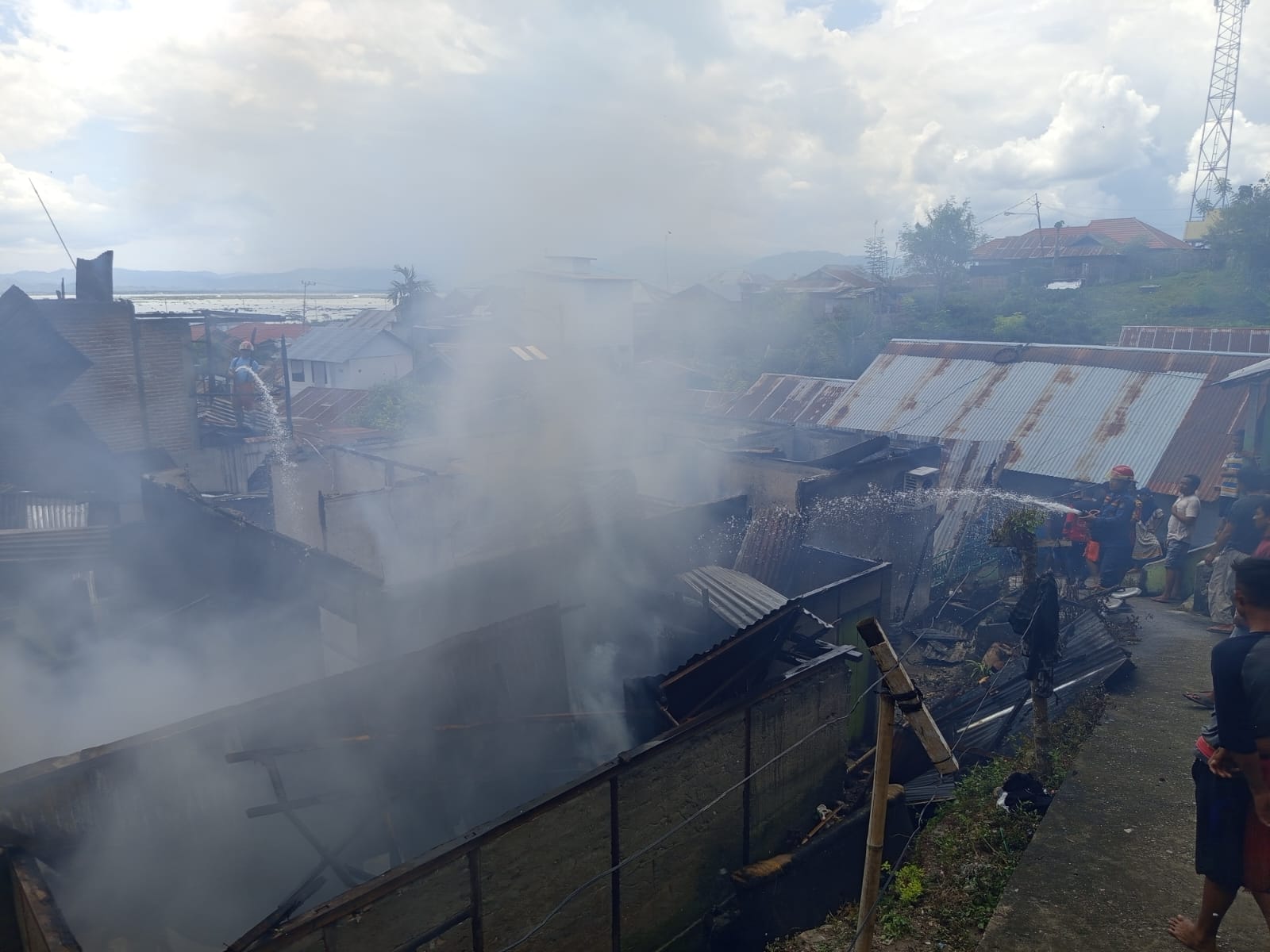 Kebakaran Dembe Gorontalo