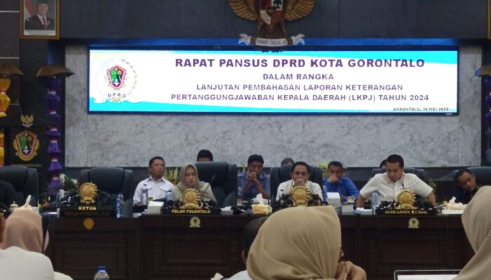 DPRD Kota Gorontalo Gelar Rapat Pansus Lanjutan Pembahasan LKPJ 2024