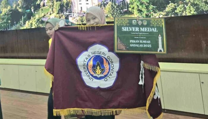 Mahasiswa UNG Raih Silver Medal di Ajang Pekan Ilmiah Andalas 2025
