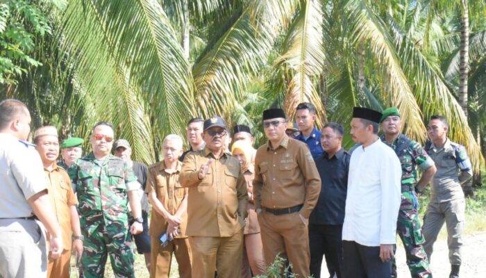 Bupati Boalemo Cek Persiapan Lahan Pembangunan Batalyon