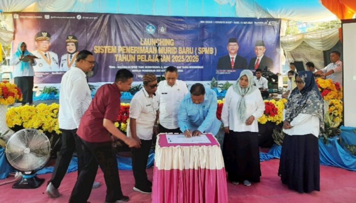 Disdukcapil-PMD Provinsi Gorontalo Tandatangani pakta Integritas Penyelenggaraan SPMB