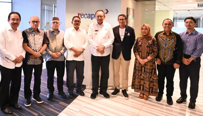 Gubernur Gusnar dan Sejumlah Kepala Daerah di Gorontalo Temui Sandiaga Uno