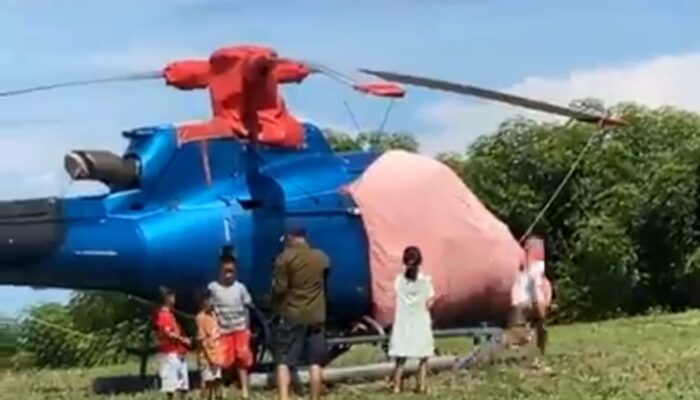 Helikopter Diduga Mendarat Darurat di Perkebunan di Kabupaten Pohuwato