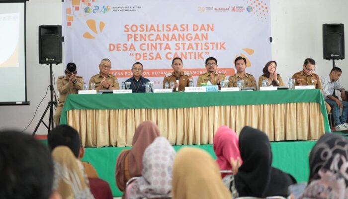 Desa Pontodon Dicanangkan sebagai Desa Cinta Statistik Tahun 2025