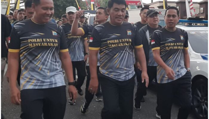 Kapolres Kotamobagu: Jalan Sehat Perkuat Semangat Sinergitas