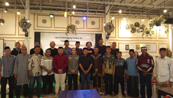Rema Muda Masjid Turobinnuur Sipatana Sampaikan LPJ Penyembelihan Kurban