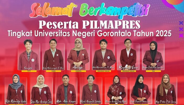 Sejumlah Mahasiswa Terbaik UNG Berkompetisi dalam Ajang PILMAPRES 2025