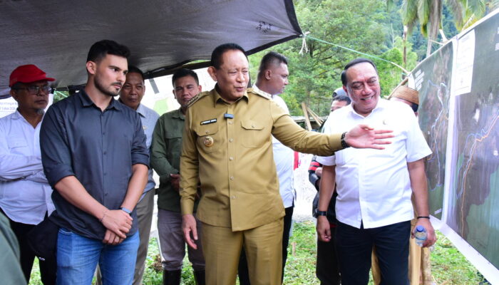 Gubernur Gusnar Tinjau Kesiapan Lokasi Pengembangan Ternak Sapi di Gorut