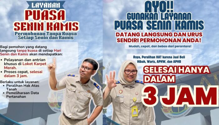 Yuk! Manfaatkan Layanan Permohonan Tanpa Kuasa di Kantor Pertanahan Kabupaten Gorontalo