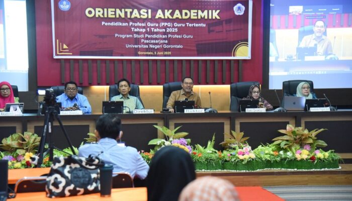 Ribuan Mahasiswa Prodi PPG UNG Ikuti Tahapan Orientasi Akademik