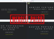 Beredar Situs Web Palsu Satker Kementerian ATR/BPN di Sejumlah Daerah