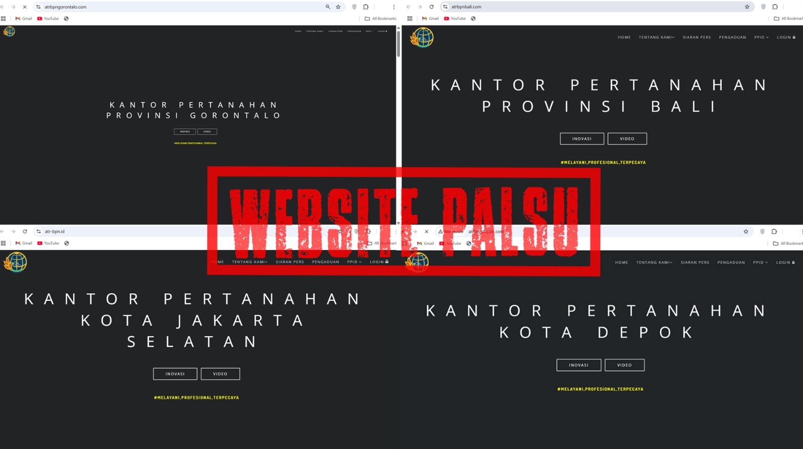 Website Palsu