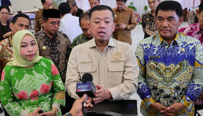 Menteri Nusron Bersama Kepala Daerah se-Sulawesi Utara Sepakat Jaga Ekosistem Tata Ruang