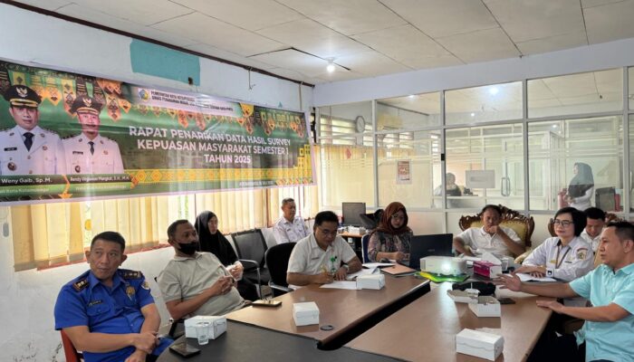DPMPTSP Kotamobagu Evaluasi Survei Kepuasan Masyarakat Semester I Tahun 2025