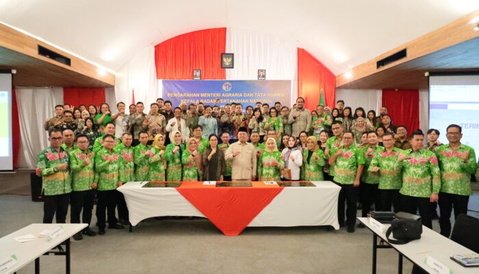 Menteri Nusron Sampaikan Penguatan Sistem dan SDM di Hadapan Jajaran Kanwil BPN Sulut