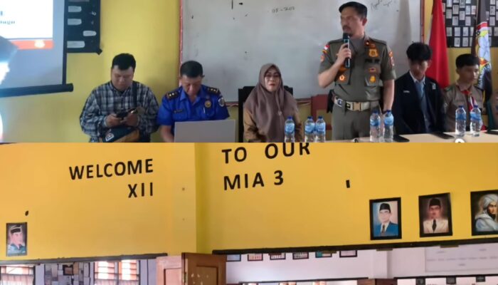 Satpol PP Kotamobagu Gelar Pembinaan Kesiapsiagaan Darurat di Sekolah
