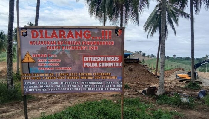 Polisi Tidak Tegas Tertibkan Tambang Ilegal, Spanduk Larangan Hanya Formalitas