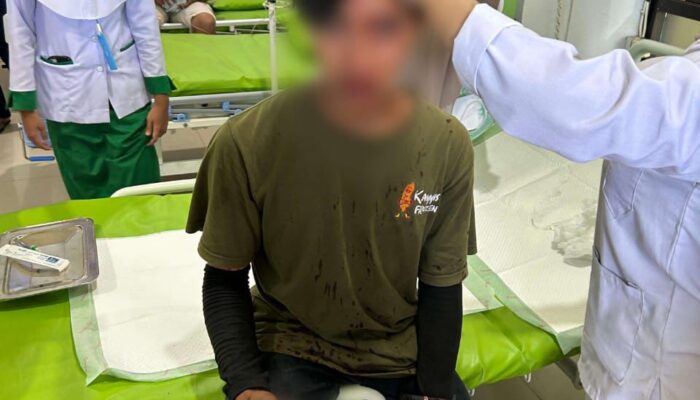Terlibat Perkelahian, Seorang Mahasiswa Gorontalo Dibacok di Kepala