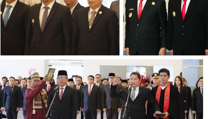 Weny Gaib Hadiri Pelantikan Penjabat Sekprov dan Inspektur Daerah Provinsi Sulut