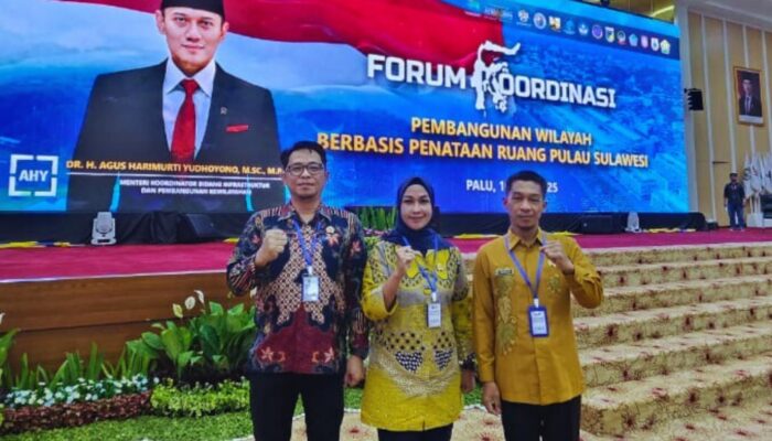 Kakantah Kabupaten Gorontalo Hadiri Kegiatan FKPW Berbasis Penataan Ruang Pulau Sulawesi