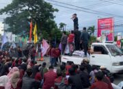 Ribuan Mahasiswa UNG Gelar Aksi Tolak Kenaikan Tunjangan DPR