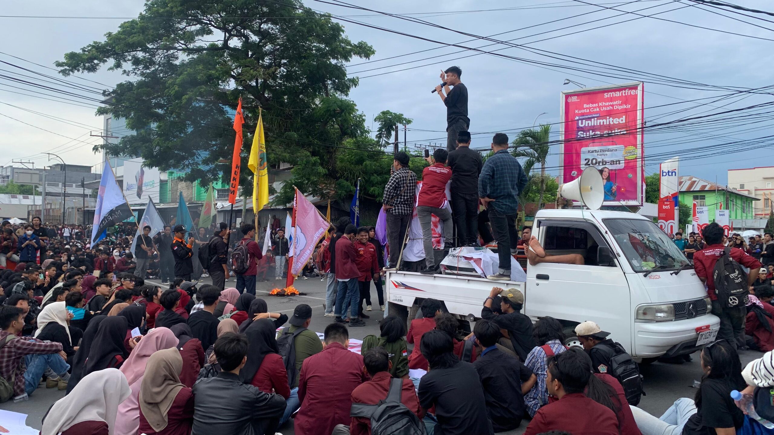 Mahasiswa UNG Tolak Kenaikan Tunjangan DPR