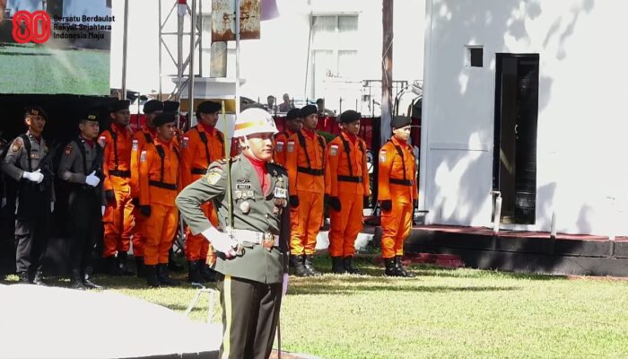 Baru Sebulan Bertugas di Gorontalo, Mayor Anjas jadi Komandan Upacara HUT RI