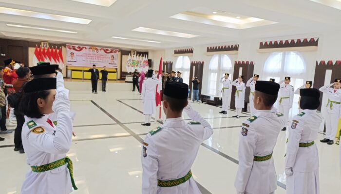 25 Anggota Paskibraka Tingkat Provinsi Gorontalo Resmi Dikukuhkan