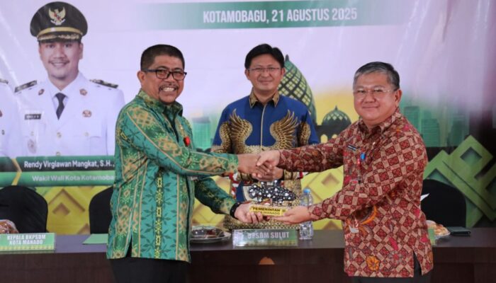 Asisten III Pemkot Kotamobagu Sambut Peserta Studi Lapangan PKA Pemkot Manado