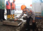 Kapolres Kotamobagu Lakukan Peletakan Batu Pertama Revitalisasi TK Bhayangkari