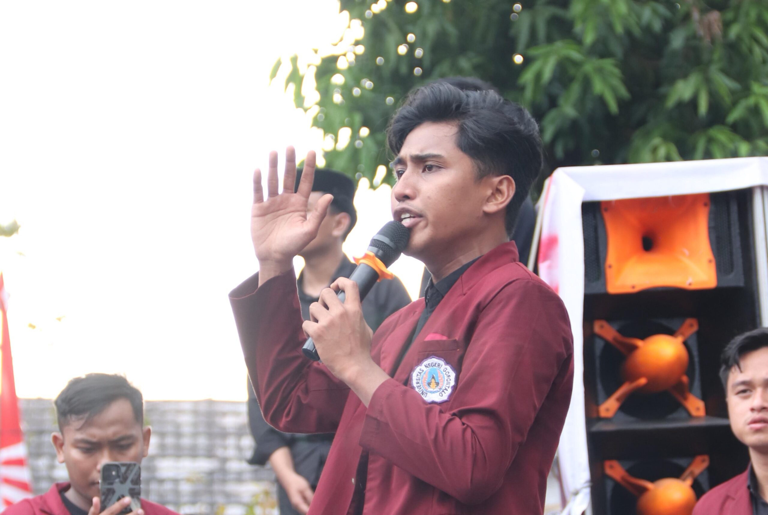 Anggota DPRD Gorontalo, Wahyudin Moridu Viral
