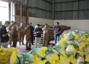 Wali Kota Kotamobagu Tinjau Stok Beras di Bulog Bolmong