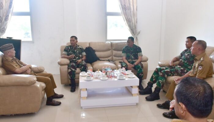 Bupati Paparkan Kondisi Wilayah Pohuwato ke Asrendam XIII/Merdeka