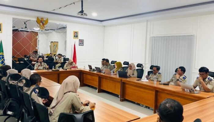 Kakantah Kabupaten Gorontalo Terima Kunjungan Kanwil BPN Monitoring dan Evaluasi Ketatausahaan