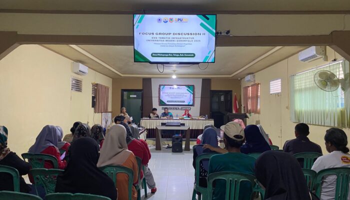 FGD ke-2 di Pilohayanga, Mahasiswa UNG Fokus Pengelolaan Sampah dan Limbah