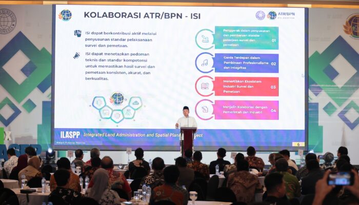 Menteri Nusron Bicara Pentingnya Akurasi Peta di HUT ke-53 Ikatan Surveyor Indonesia