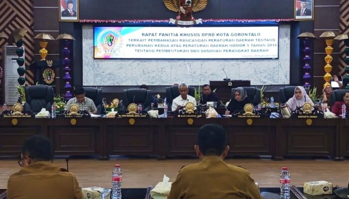 Pansus DPRD Kota Gorontalo Maksimalkan Pembentukan Perangkat Daerah Baru