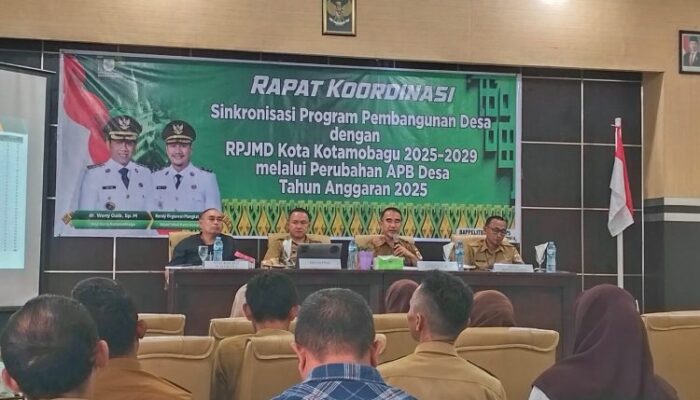 Pemkot Kotamobagu Sinkronkan Program Pembangunan Desa dengan RPJMD 2025–2029