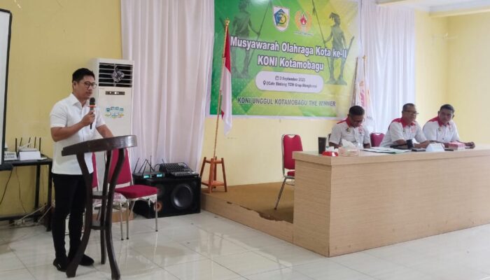 Rendy Mangkat Resmi Didaulat sebagai Ketua KONI Kotamobagu