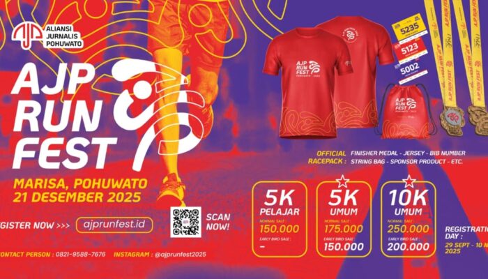 AJP Pohuwato akan Gelar Run Fest 2025, Total Hadiah Rp50 Juta