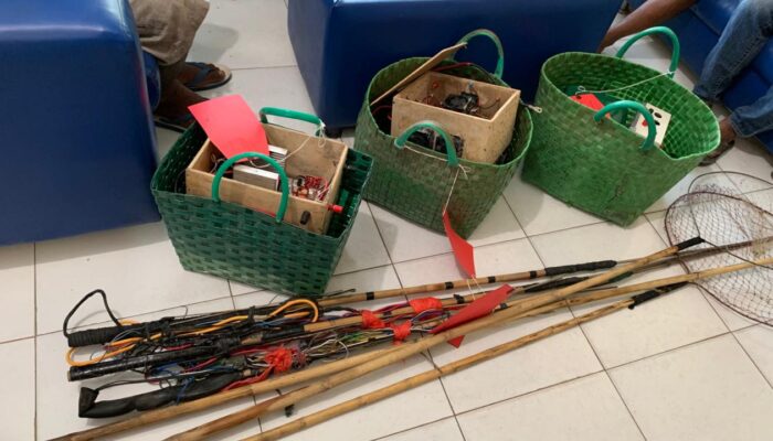 Polairud Ringkus 5 Nelayan yang Cari Ikan Pakai Setrum di Danau Limboto