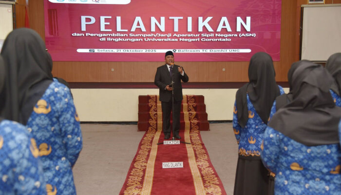 Ratusan Dosen dan Tendik UNG Terima SK PPPK, Ini Pesan Rektor!