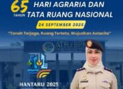 Selamat Hari Agraria dan Tata Ruang ke-65 Tahun