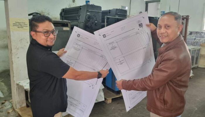 KPU Provinsi Gorontalo Monitoring Produksi Logistik Pilkada Serentak