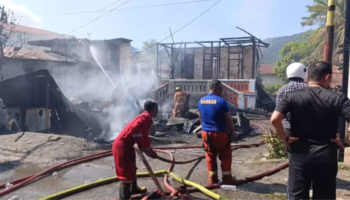 Damkar Sebut Total 3 Rumah yang Terbakar di Ipilo