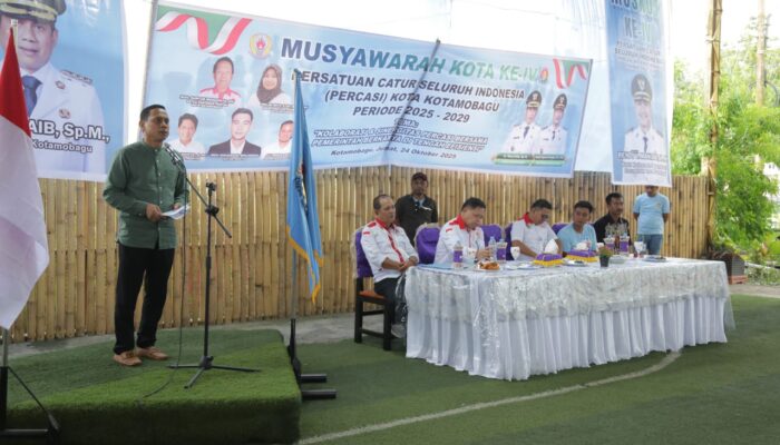 Weny Gaib Tekankan Nilai Sportivitas saat Buka Musorkot IV Percasi Kotamobagu