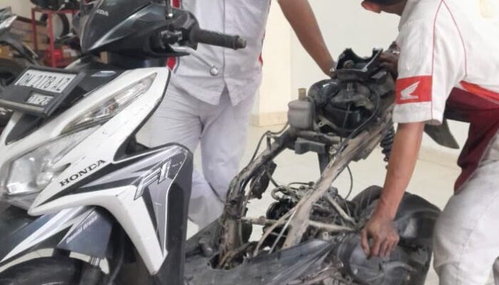 Sepeda Motor Warga di Gorontalo Rusak Diduga Akibat Oli Palsu