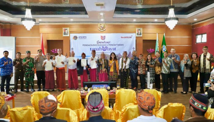 Pendaftaran Tanah Ulayat Wujudkan Pengelolaan Tanah dan Ruang yang Berkeadilan dan Berkelanjutan