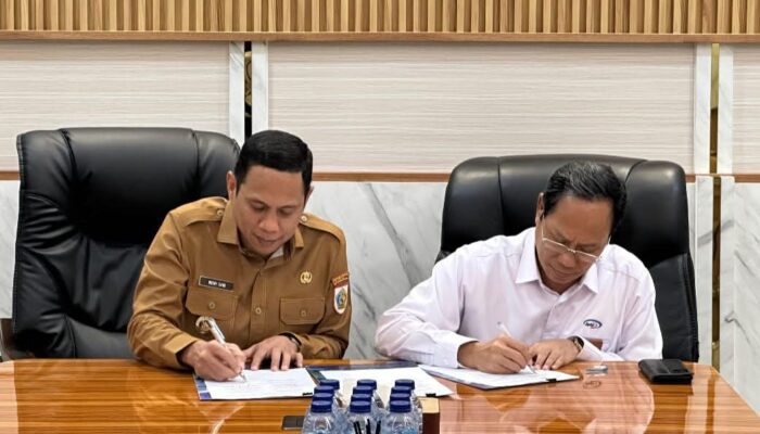 Wali Kota Weny Gaib Teken Rencana Aksi Pengendalian Korupsi Bersama BPKP Sulut